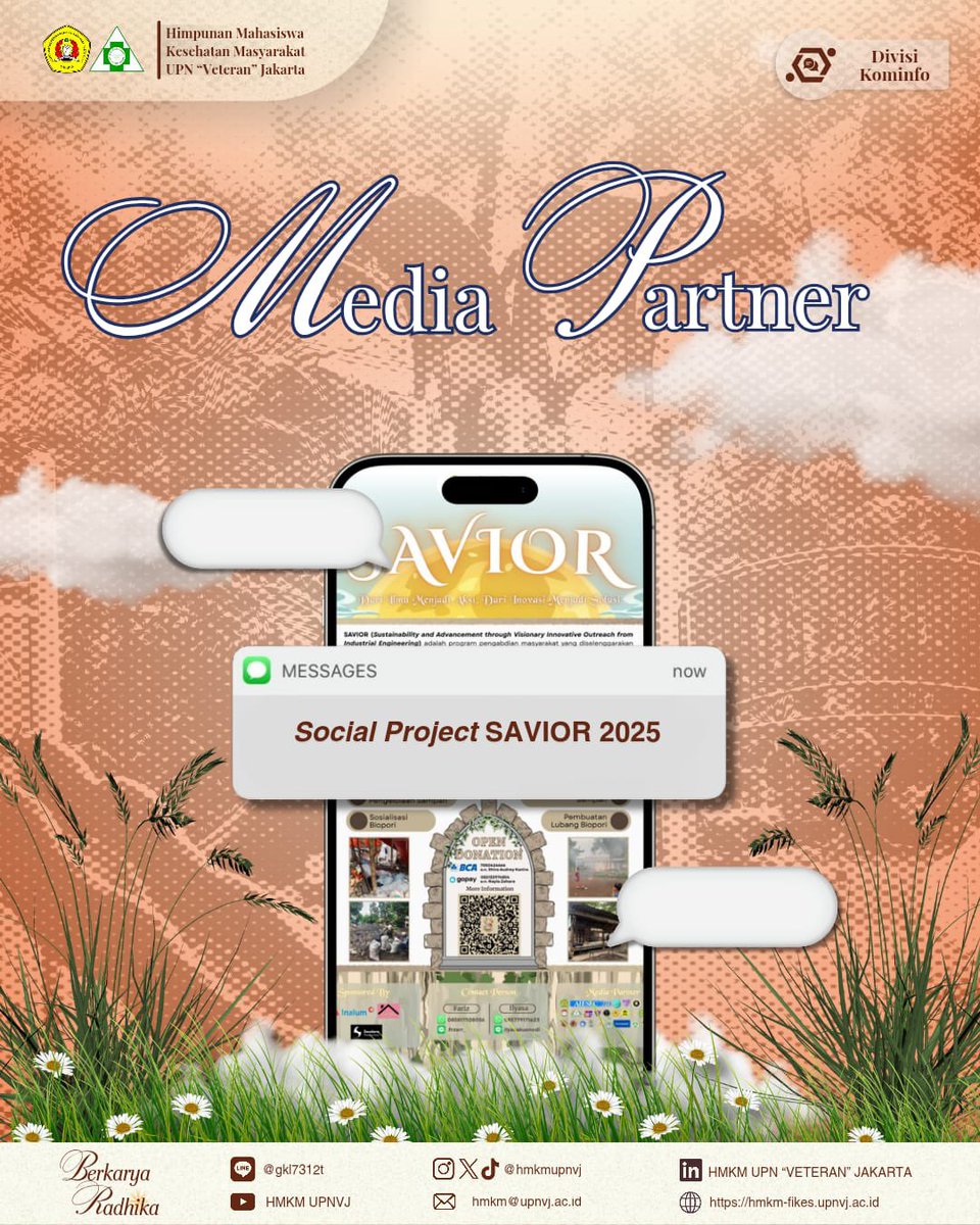 hmkmupnvj's tweet image. [ INFO MEDIA PARTNER]

✨🌱 [ SOCIAL PROJECT HMTI — SAVIOR 2025 ] 🌱✨

Halo Kesmasekut! 👋🏻