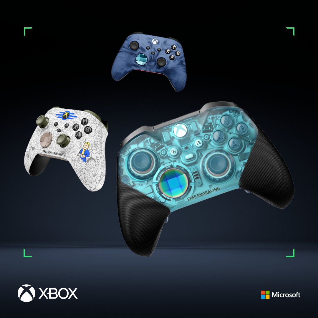 Váš vlastní ovladač, váš vlastní styl a k tomu ještě vaše vlastní gravírování zdarma 🎮

Ušetřete na designu a komponentách ovladačů na Xbox Design Lab: ms.spr.ly/6017tk4K3