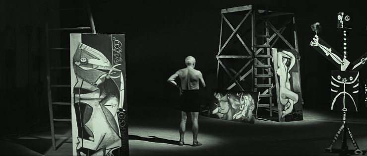 terminated_sam's tweet image. — Le mystère Picasso, Henri-Georges Clouzot (que j&apos;ai très envie de revoir) :