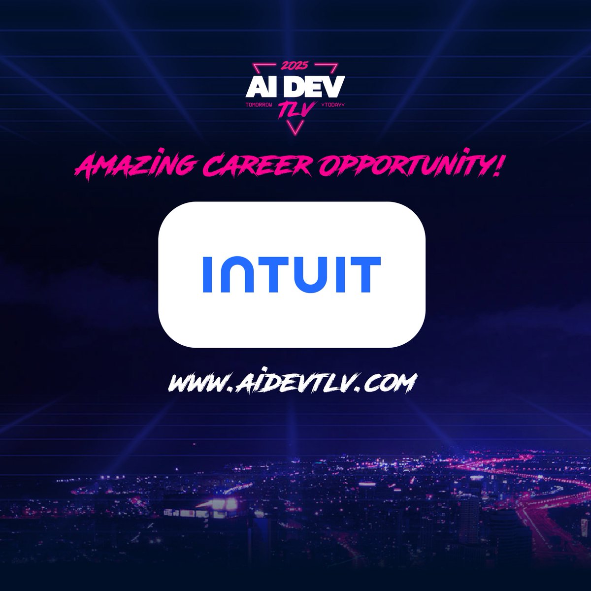 Looking for your next challenge as a Staff Backend Engineer?
Check out this amazing career opportunity at Intuit!
jobs.intuit.com/job/petah-tikv…
See more jobs at aidevtlv.com/jobs/ 💫