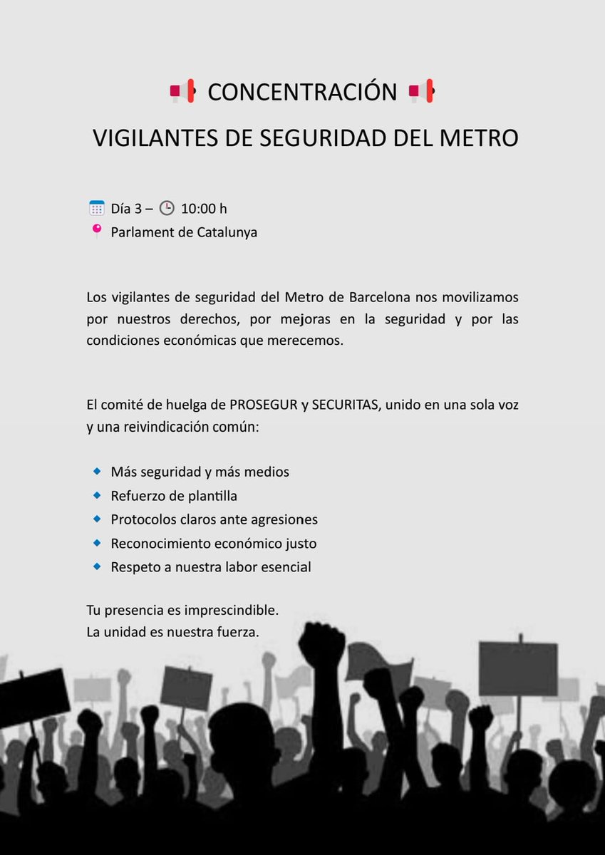 Sindicat de Treballadors de Seguretat de Catalunya tweet media