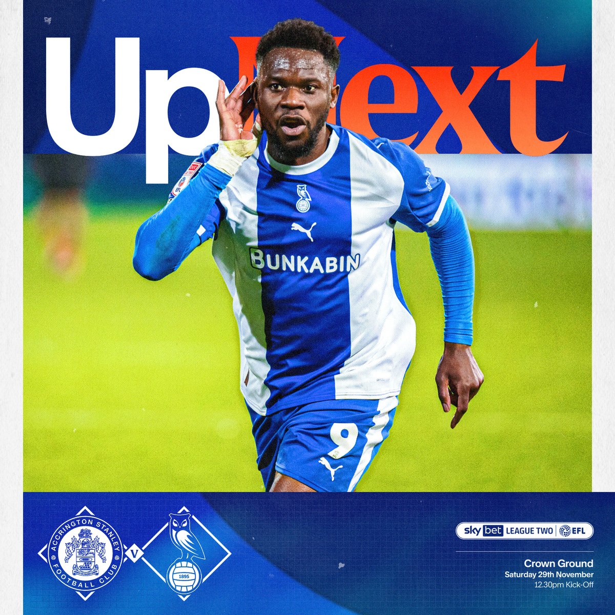OfficialOAFC's tweet image. 🛣️ We head to East Lancashire tomorrow.

🎟️ Tickets are on sale until 4pm today but please note no pay on the day will be available. #oafc

Online sales 👉 bit.ly/3Klu0GH