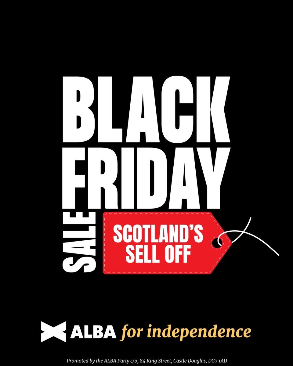 It's Black Friday, so we thought it was important to highlight just some of the times Scotland has been ripped off and sold on the cheap... 👇

#BlackFriday2025 🧵 1/10