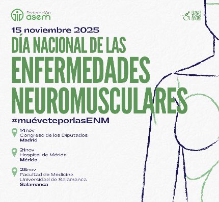 Laura Pindado, nuestra compañera y Coordinadora de Pediatría, está hoy presente es uno de los 3 actos que se han celebrado por el #Díadelasenfermedadesneuromusculares.
Estamos en la <a href="/usal/">Universidad de Salamanca</a> presentado la campaña #MuéveteporlasENM