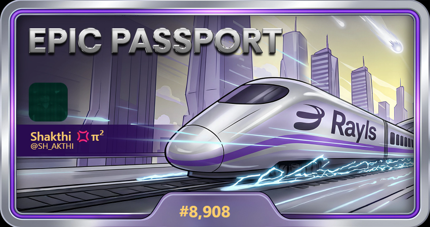 The Rayls manifesto just went live. The early passports are disappearing fast! Get yours before the train leaves the station.

#8,908!

 raylsmanifesto.com