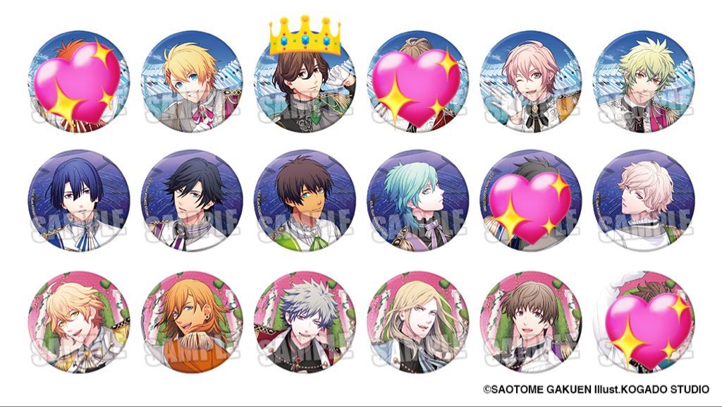 交換】缶バッジ 15th Anniversary CD Ver. WONDERLAND MARKET うたプリ