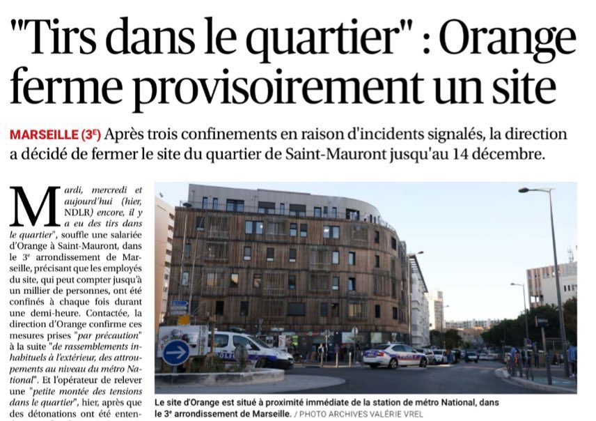 Depuis des années, j’alerte sur la situation du 3ᵉ arr.

La Ville fait sa part, mais elle ne peut pas pallier seule les carences de l’État.

J’appelle l’État à agir immédiatement : la sécurité des habitants et du territoire est la condition première de son développement.