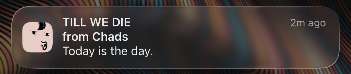 chads_gg's tweet image. Till we die.