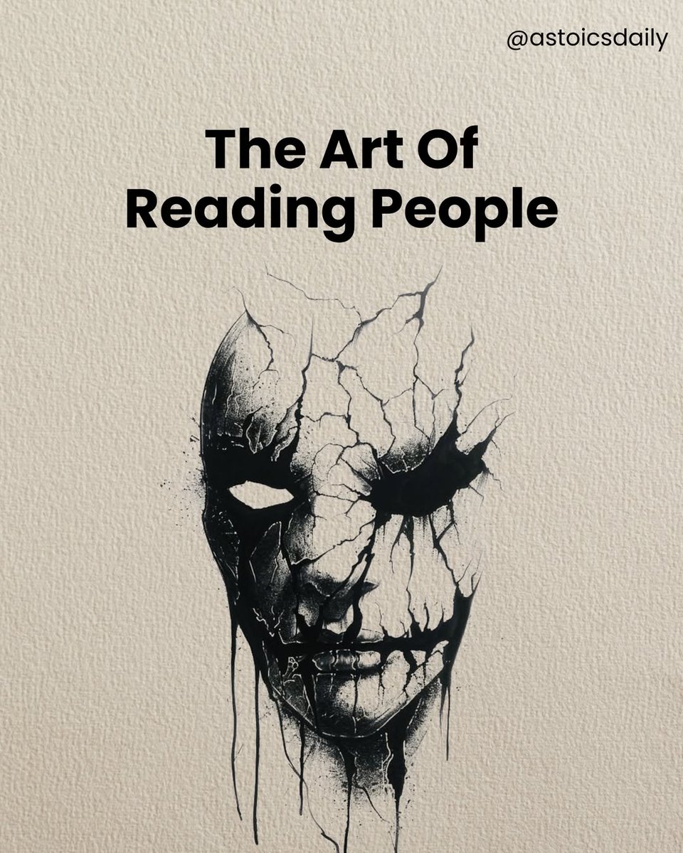 The Art of Reading People.

-Thread- 🧵👇