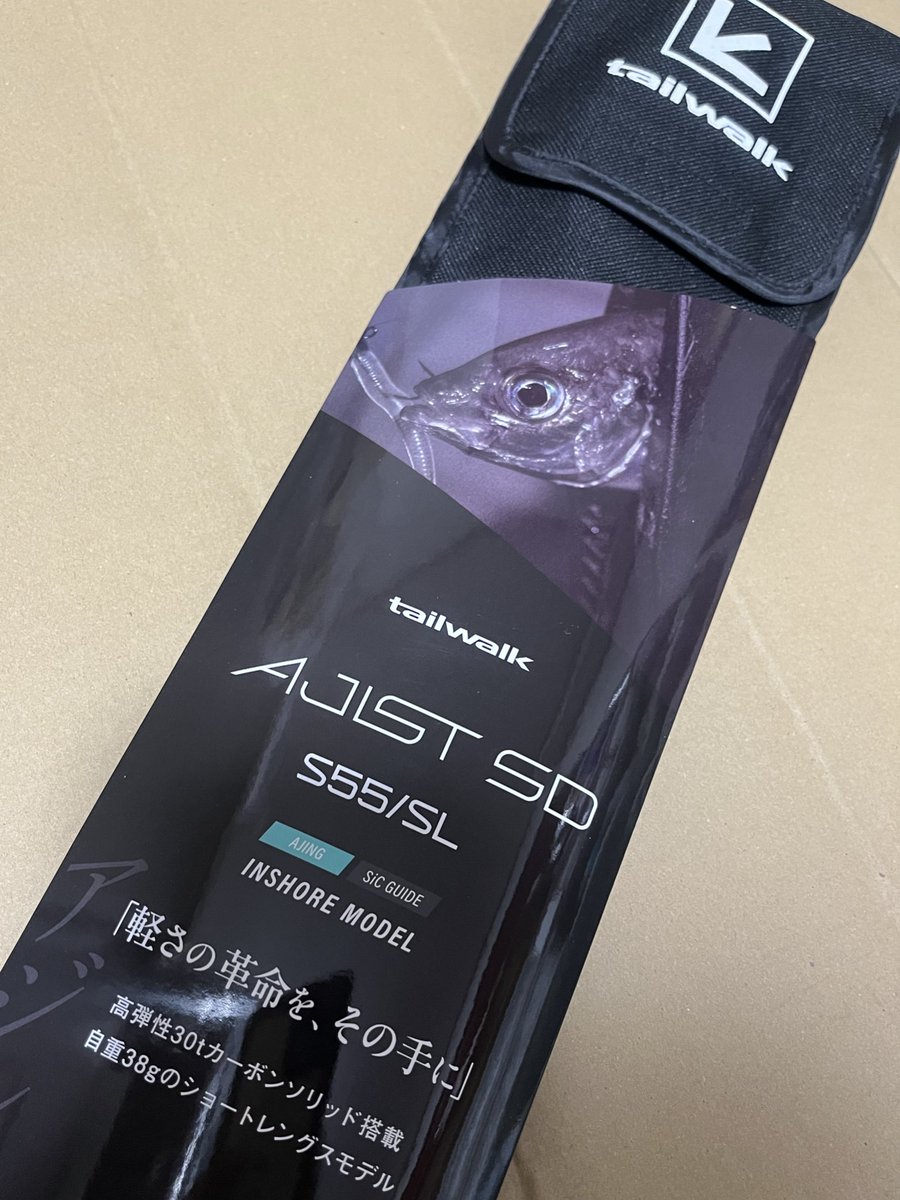 テイルウォークのアジストSD買いました😊 用途はもちろんエリア