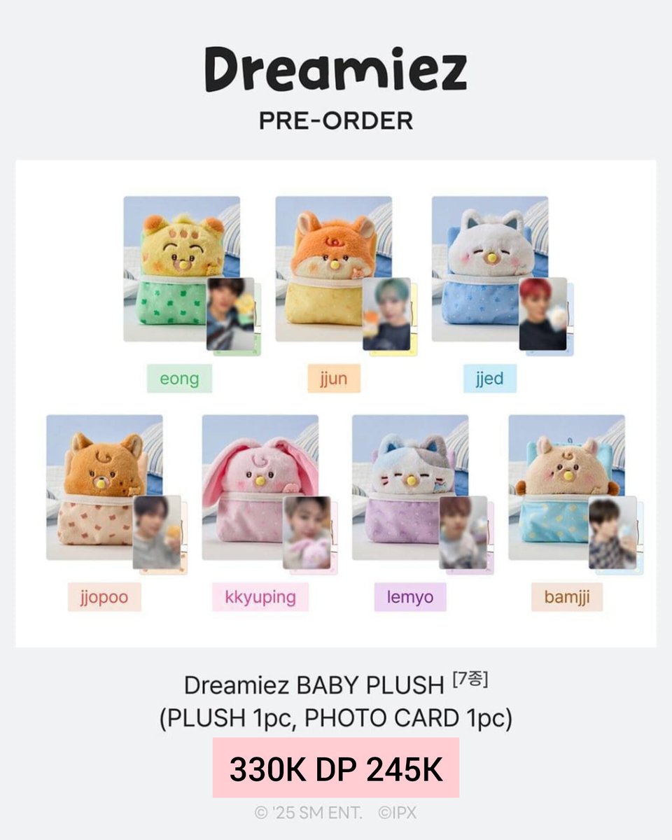 dreamworld0722's tweet photo. ✨️OPEN PO DOLL DREAMIEZ V3 - NCT DREAM✨️

💵 BABY PLUSH
330.000 dp 245K
est 130gr

💵 BABY PLUSH KEYRING
280.000 dp 220K
est 50gr

⚠️LAST PO tanggal 30 November 2025⚠️

✅️ Est bersih INA
❌️ Packing + adm 🍊
📍 Mojokerto, Jatim

PO langsung DM Admin https://t.co/sawhV2xWH6