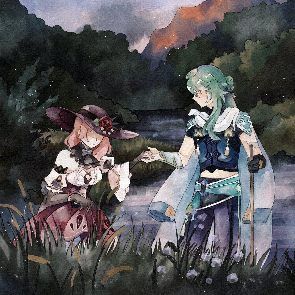 utsufish's tweet image. 🐍🥀

In the swamp

#yumelokalgallery