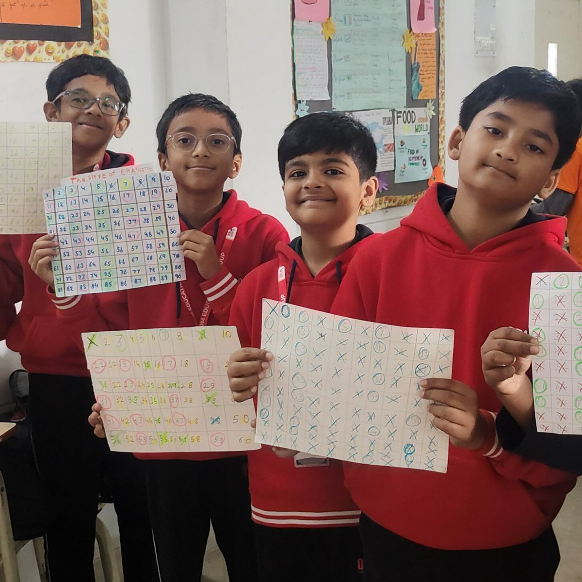 Odm_Sapphire's tweet image. Sieve of Eratosthenes – Learning with Creativity! 🌟
Here’s the thing — when kids explore math with their hands, the concepts stick for life. Our ODMians dove into the Sieve of Eratosthenes and turned a classic math idea into a smart, engaging activity.

#GrowWithODM
#ODMians