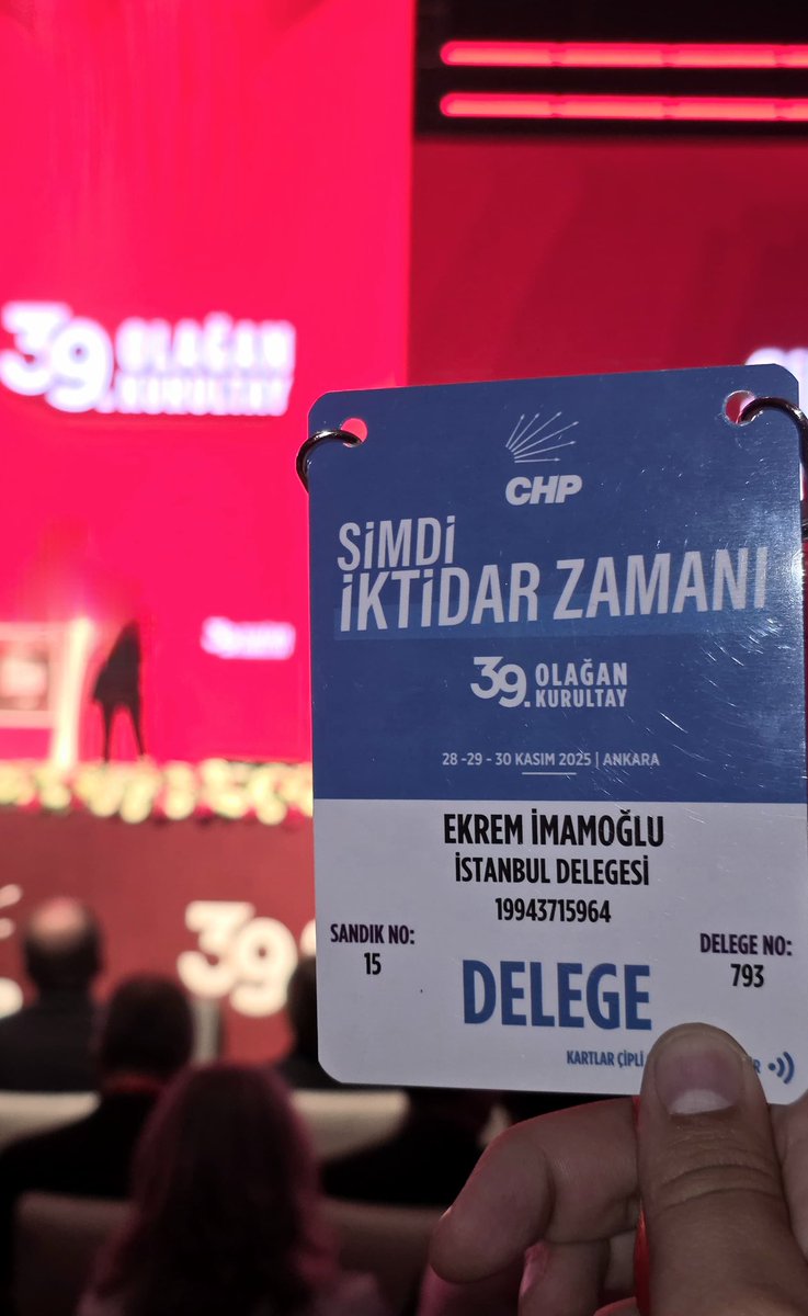 İstanbul hazır.

Milyonlar hazır. 

Türkiye hazır.

CHP hazır.

Şimdi iktidar zamanı!