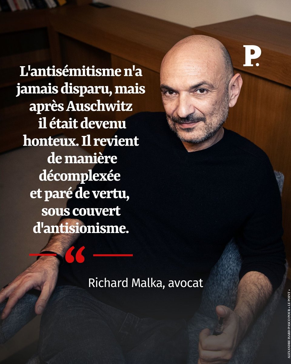 LePoint's tweet image. « LFI coche toutes les cases antisémites. »
L’avocat publie la plaidoirie qui a valu à son client Raphaël Enthoven d’être relaxé le 6 novembre dernier dans le procès pour injure publique que lui intentait LFI.

Par @NicolasBastuck
➡️ l.lepoint.fr/YJV