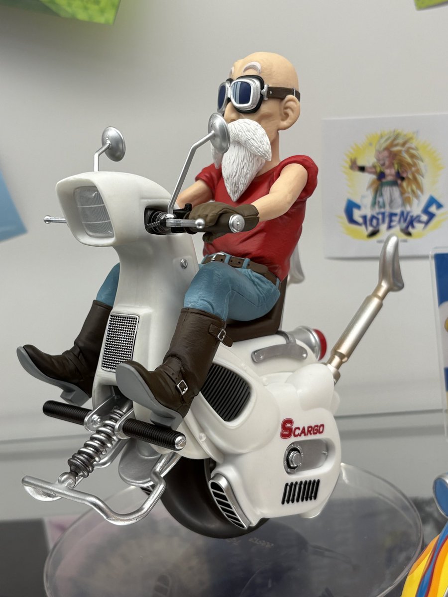 海賊悟空可愛いすぎた✨ 亀仙人バイクのメカ感すごい！ 後ほど実物展示 