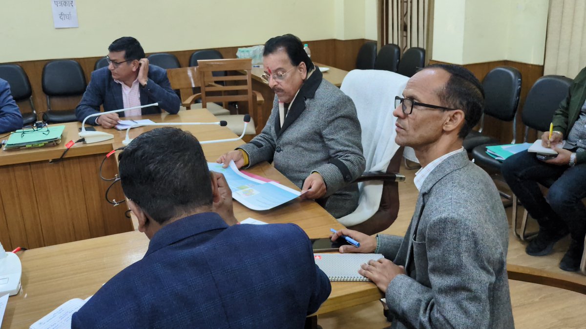 DDnews_dehradun's tweet image. भारत सरकार की महत्वाकांक्षी जमरानी बांध परियोजना के निर्माण कार्य की प्रगति को लेकर सांसद अजय भट्ट ने परियोजना से जुड़े अधिकारियों की समीक्षा बैठक ली।

#Uttarakhand #Dam #Project