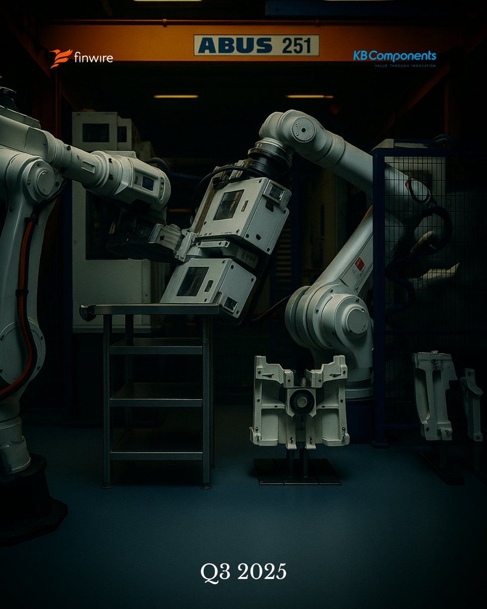 Today, KB Components presented its Q3 2025 report.

Watch the presentation here: youtube.com/watch?v=u71cO_…