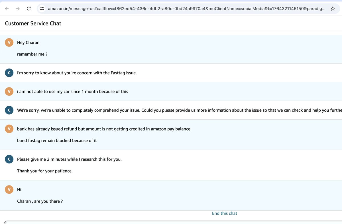 coolestvaiv's tweet photo. @AmazonHelp Please see how effective your team have been https://t.co/LfvpQM1wy0