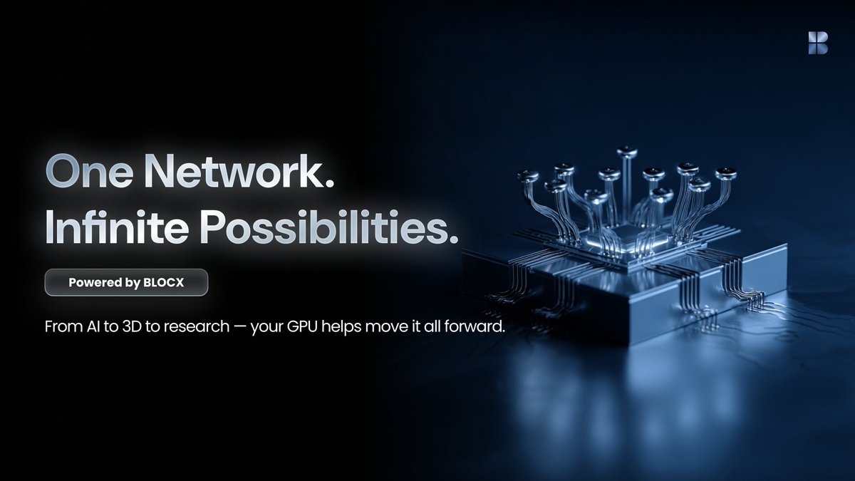 BLOCX_TECH's tweet image. Forget the old idea of “mining.”

GRIDBOX is compute with purpose, powering AI, graphics, and innovation.

You’re not just earning,  you’re enabling progress.

This is decentralization with direction. 🚀