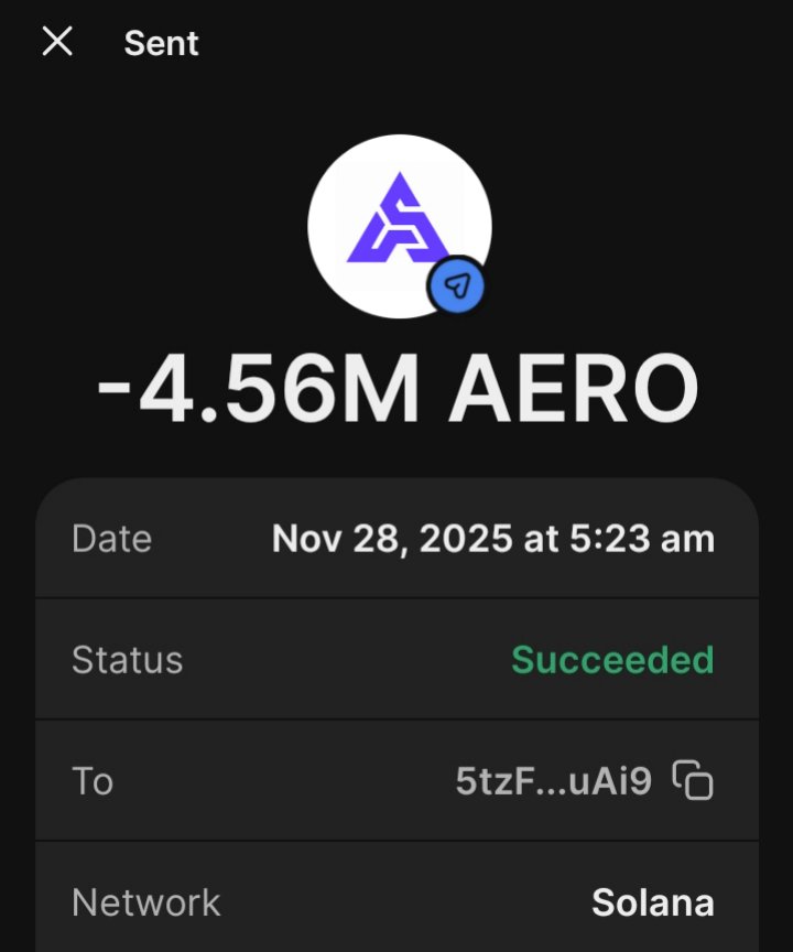 success receive $AERO instantly buy now and enjoy future security

🔗 Public Sale: aerofinance.io
👥 Live chat : t.me/Aerolivechat
Min buy 0,3 $SOL

Claim airdrop 700.000 $AERO
Comment $SOL address + RT 📌

#Presale #SolanaAirdrop #Altseason
