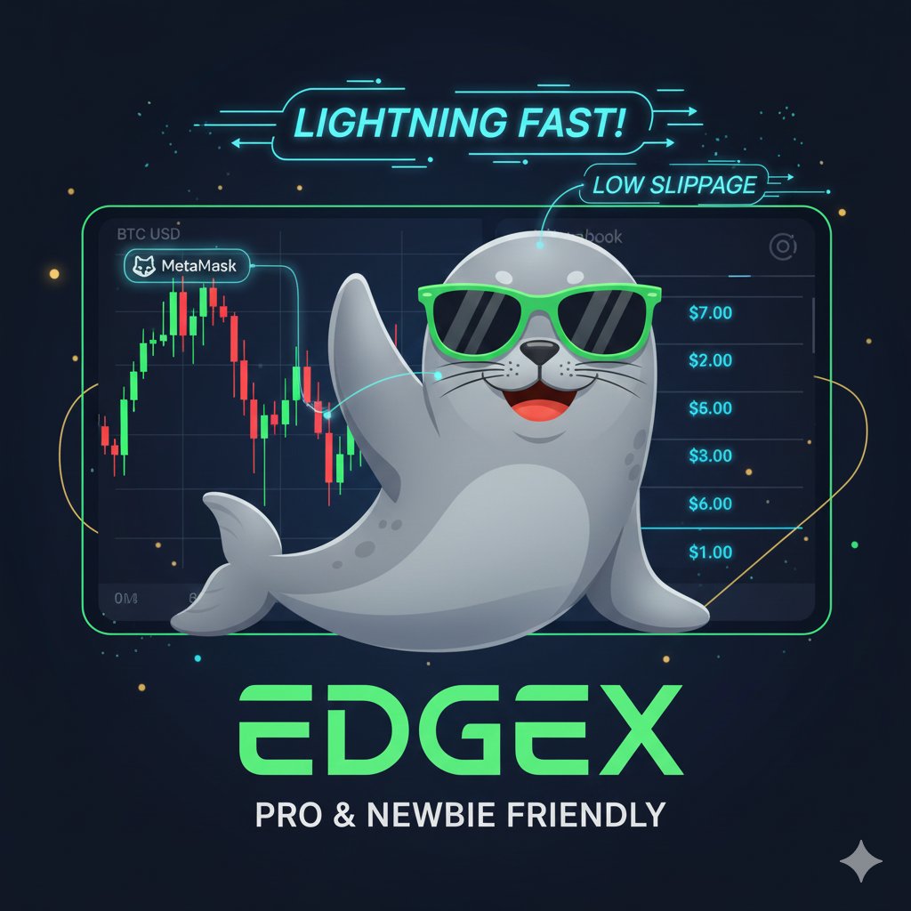 I just tried trading BTC/USD on <a href="/edgeX_exchange/">edgeX🦭</a> for a few days
Link: pro.edgex.exchange/trade/BTCUSD
I share my personal feelings.

I use MetaMask, connect the wallet and start trading right away.
A big plus for newbies and those who want to trade quickly.

Clear chart, complete basic
