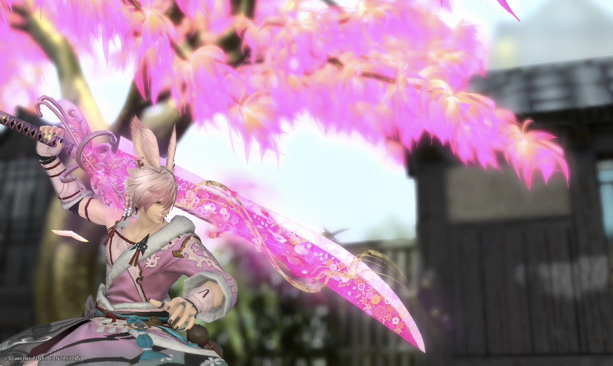 leadfoot_neet's tweet photo. うさぎと桜(ジャジャグラルツリーで誤魔化し)
#ff14 https://t.co/zTTFFlSBcw