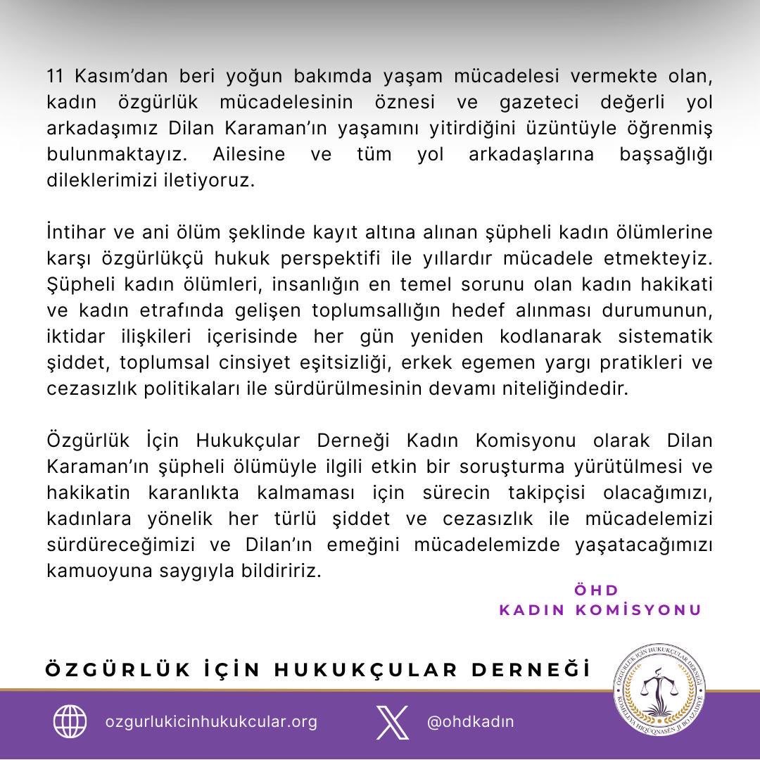 ÖHD Kadın Komisyonu tweet media