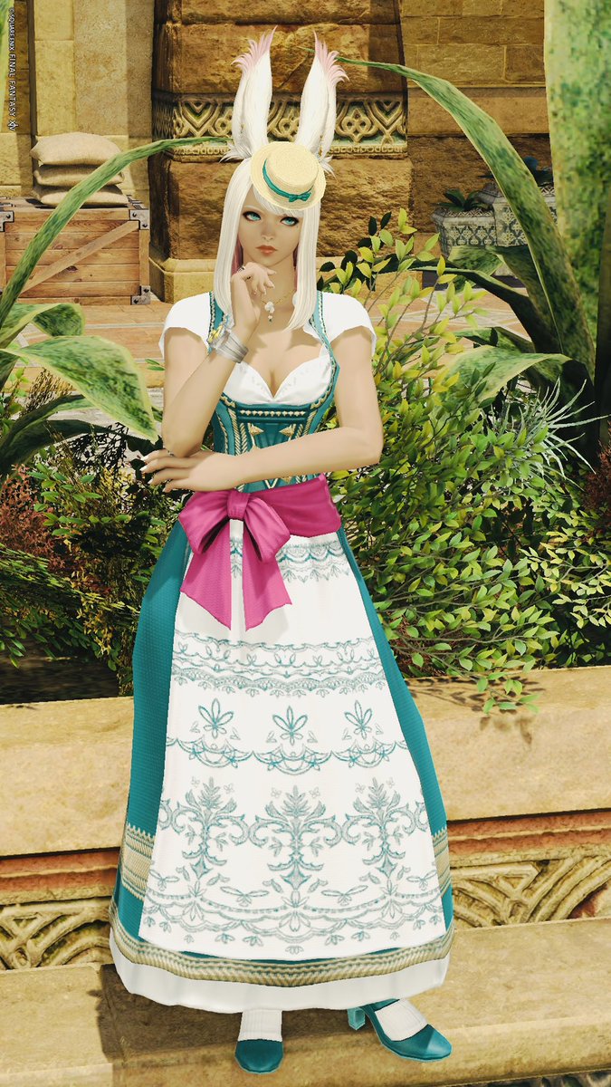 🐰#ウルダハ警備隊 🐰

10日ぶり？くらいのイン！
ちゃんと動かせるのか不安だわ…
本日も平和である🕊️

#ヴィエラ #北兎の拳