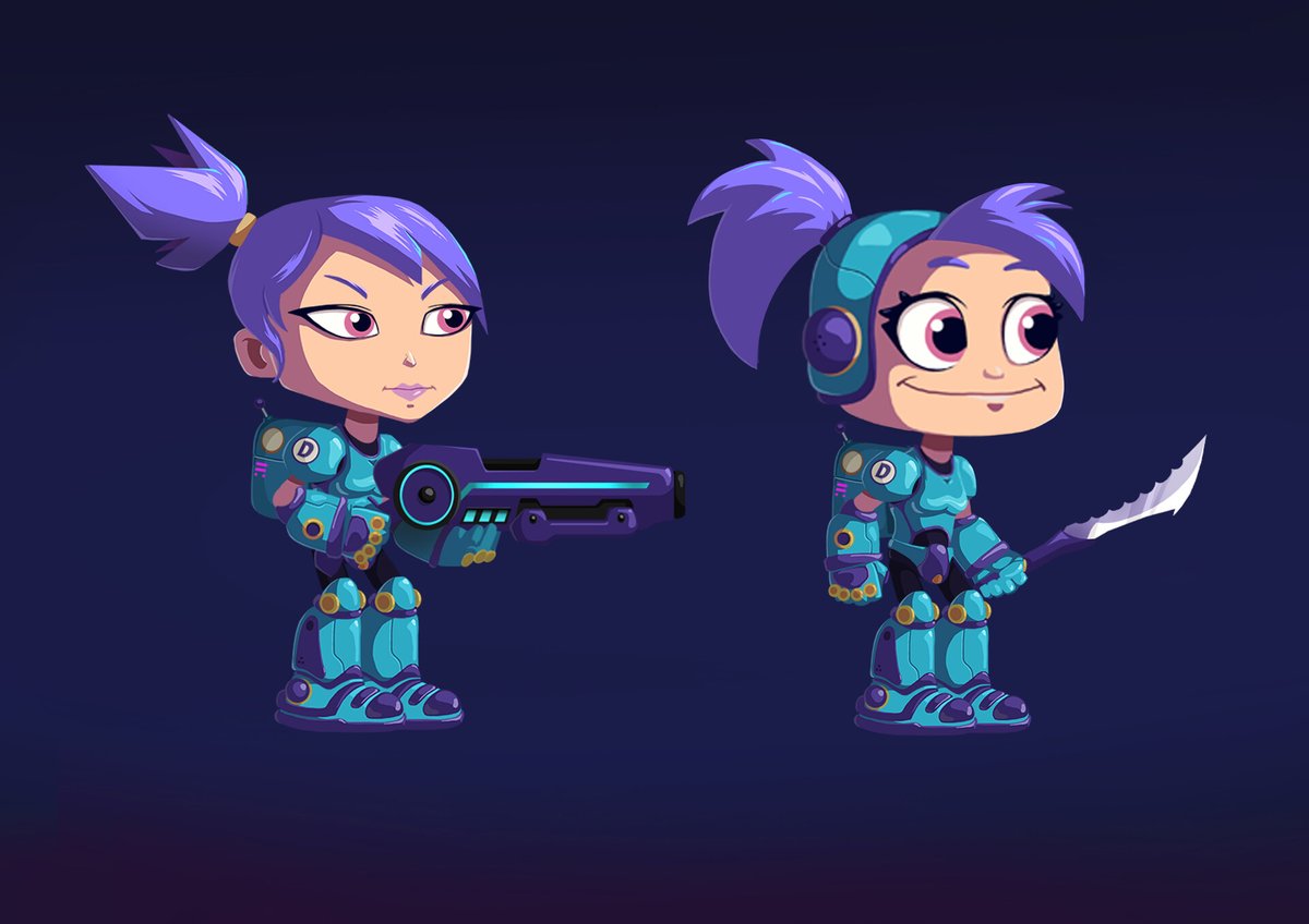ak1daeva's tweet image. Character design for an indie game 
#indiegames  #characterdeisgn #IndieGameDev