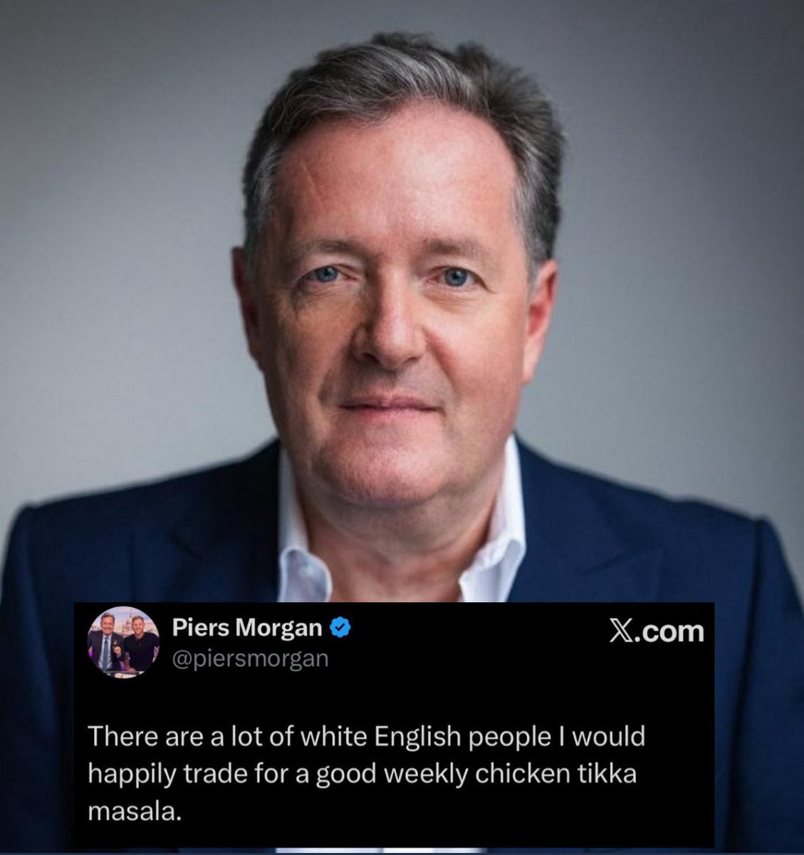 Steve_Laws_'s tweet image. Piers Morgan is an enemy of the English people.