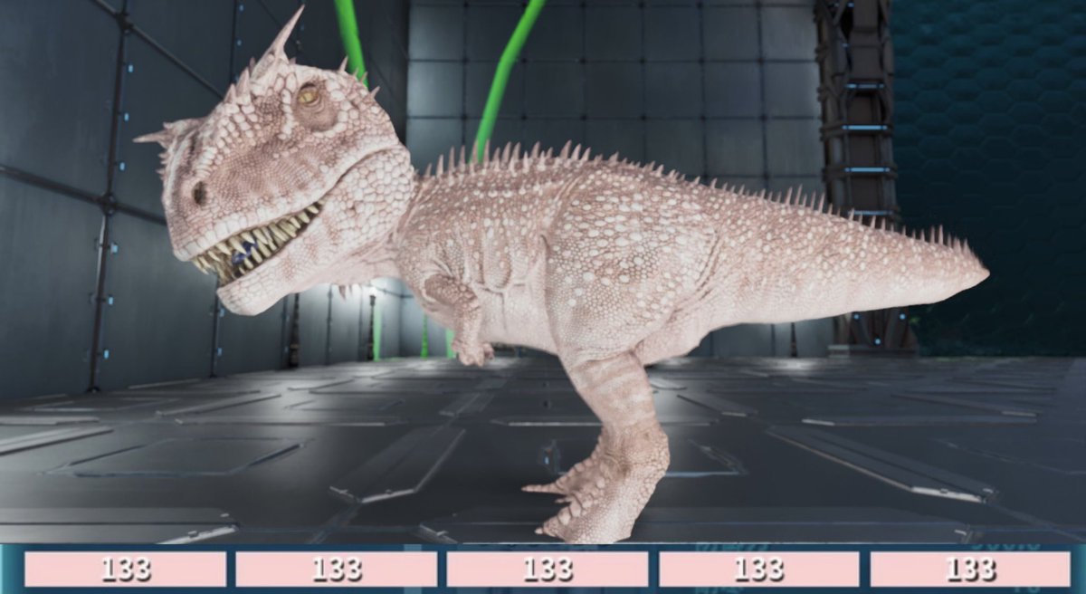 hiii10311's tweet image. 🐟 133 Salmon Coloring🩷 full Carcharodontosaurus🦖✨