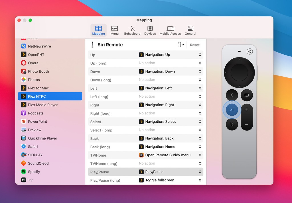 NewestDownload's tweet image. Broad remote control support, including Siri Remote, Apple Remote, Amazon Alexa Voice Remote, Logitech Harmony, Bluetooth remotes, and many IR receivers (e.g., Flirc USB).

Read more 👉 lttr.ai/AlhPk

#RemoteControl #MacOS #MacApps
