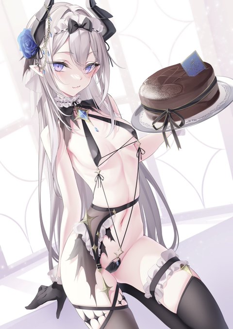 メイドさんとショコラケーキ🍫🎂