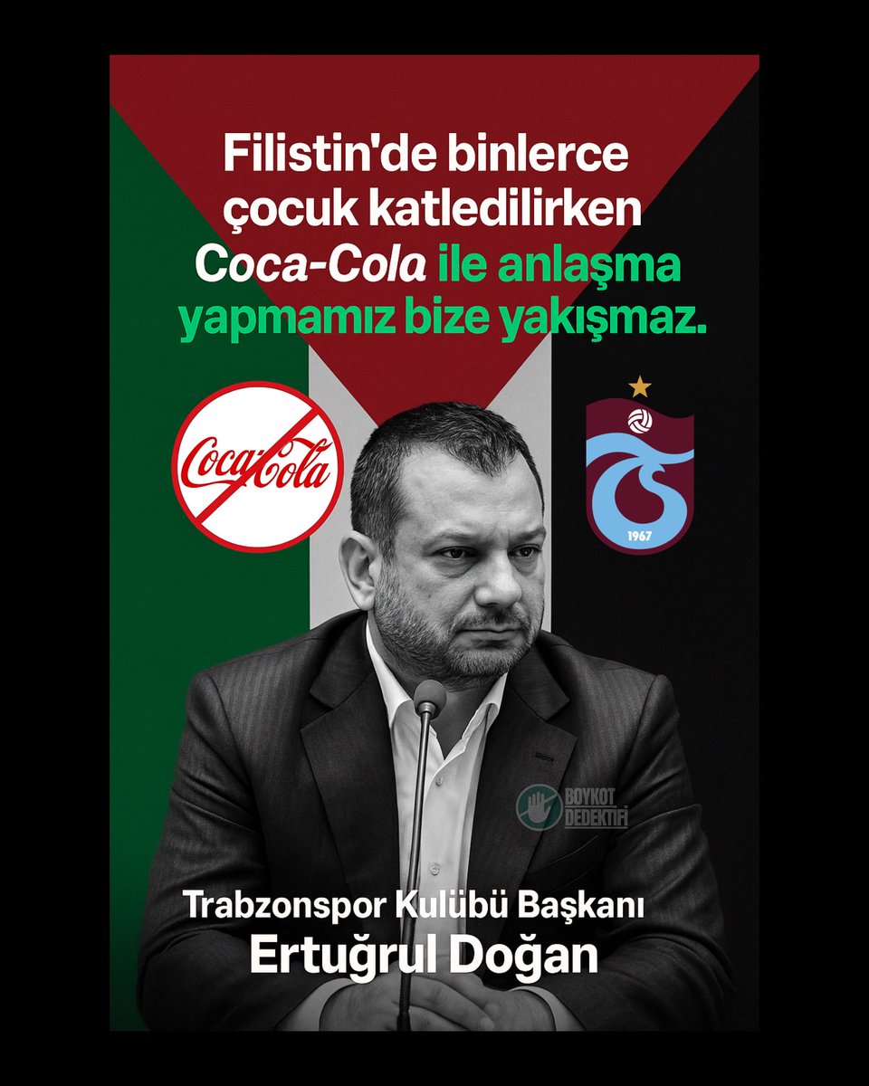 Futbol takımımı değiştiriyorum !!!

Duvardan, <a href="/GalatasaraySK/">Galatasaray SK</a> armasını indirip, <a href="/Trabzonspor/">Trabzonspor</a> armasını asıyorum. Ayrıca, <a href="/Trabzonspor/">Trabzonspor</a> formasını satın alma rekoru kırıyoruz İnşaAllah...

Kim Gazze'nin yanındaysa, biz de onun yanındayız...

#GazzeİçinHareketeGeç
