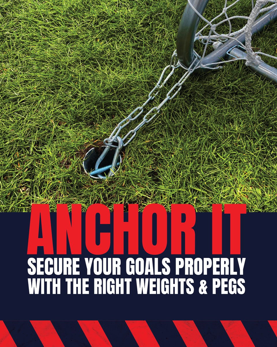 MHGoals's tweet image. Winter Goalpost Safety Check
Make a few quick checks now and keep your goals safe and ready for play all season. 

#Goalposts #MHGoals #Grassroots #ClubSport