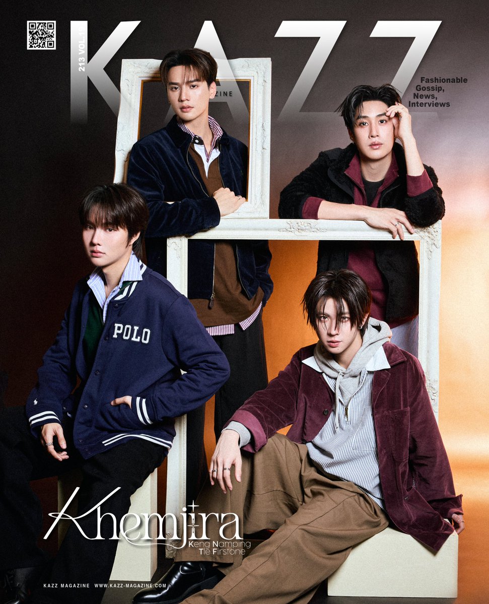 Kazzmagazine's tweet image. #KAZZxKhemjira 
#KengNamping #TleFirstone

KAZZ MAGAZINE issue.213 
(ฺปกหลัง BACK COVER)

ความรักที่มี ‘ความลับ’ ความแค้นที่มาพร้อม ‘คำสาป’ .. พบกับ 4 นักแสดงจากซีรีส์ขึ้นหิ้ง ‘เขมจิราต้องรอด’ บนปก KAZZ MAGAZINE issue.213 ‘เก่ง - น้ำปิง - เติ้ล - เฟิร์สวัน’…