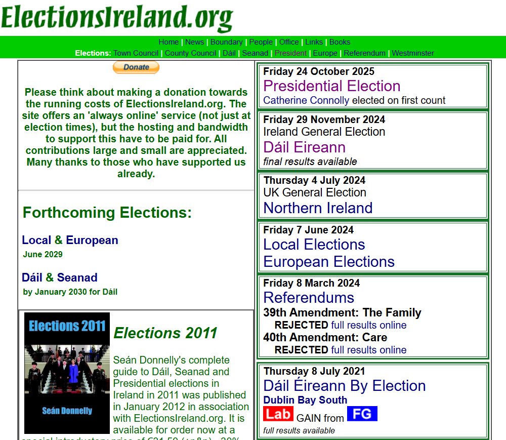 higginsdavidw's tweet image. I spent a lot of my teenage and college years on his website, electionsireland.org. Just browsing for trends in all kinds of election data. Political analysis was my gateway drug to economic analysis. Pity I never met this legend in person. RIP.