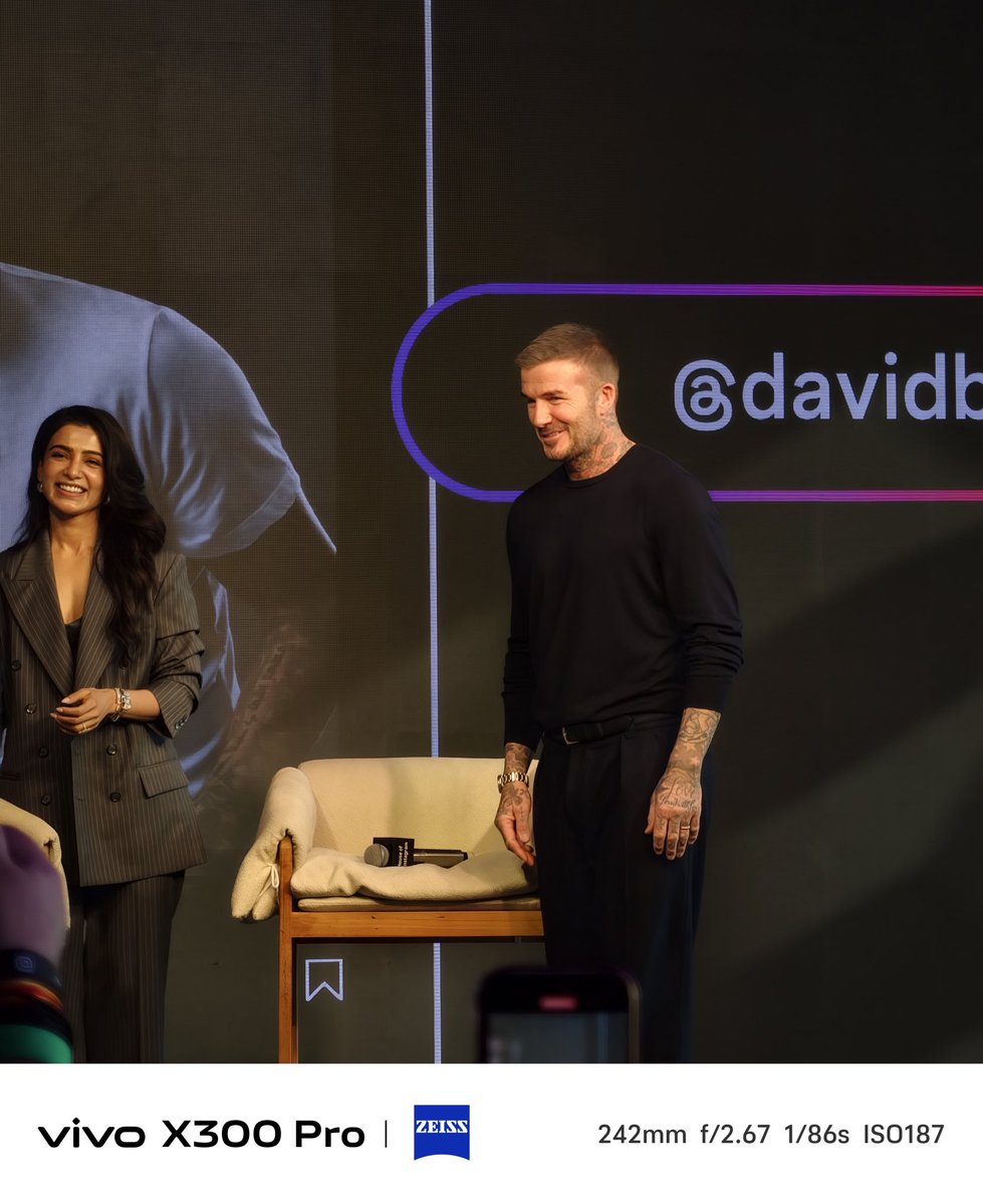 MrPerfectTech's tweet image. Seeing David Beckham was not on my to do list today.
Shot on vivo X300 Pro | 10x zoom 

#vivoX300Series