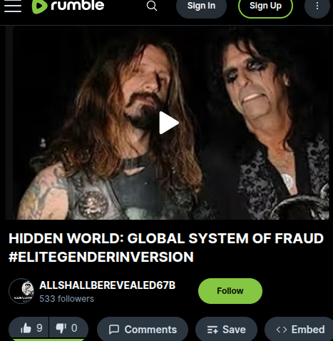 AuthorCiaL's tweet image. GLOBAL SYSTEM OF FRAUD
@AuthorCiaL #EliteGenderInversion #knowthetruth clip howwhyseeit
bitchute.com/video/CKePfltK… Bitchute
odysee.com/@ALLSHALLBEREV… Odysee
rumble.com/v6qfk3q-hidden… Rumble
rumble.com/playlists/dLHk… censored playlist