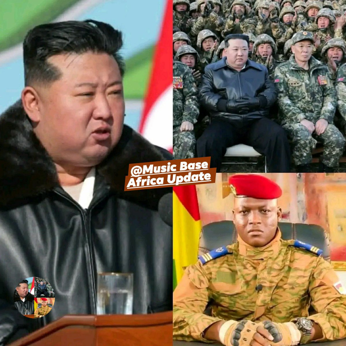 President of North Korean Kim Jong Un has reportedly pledged full military support to Burkina Faso 37yr old Military president Captain Ibrahim Traore in the event of any foreign intervention or invasion.