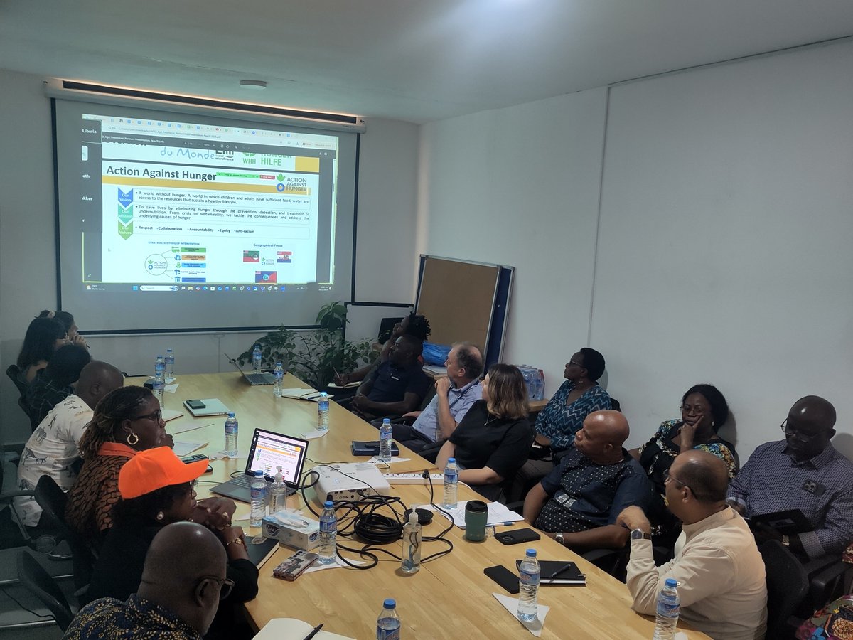 Liberia INGO Forum has a full house today <a href="/Concern/">Concern Worldwide</a> + <a href="/ACF_France/">ActionContreLaFaim</a> lead food and nutrition security session. Super grateful to Assistant Minister Francis Mulbah and UN colleagues for joining to hear our ambitions.