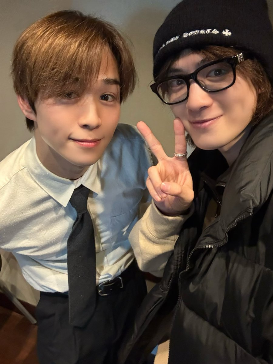 ＼１時台 ありがとうございました！／
後藤威尊＆佐野雄大

楽しい休日を過ごせたお二人！
友達と過ごす日は楽しいですよね〜🙌
良質な常識もありがとうございました💌

#フロイニ