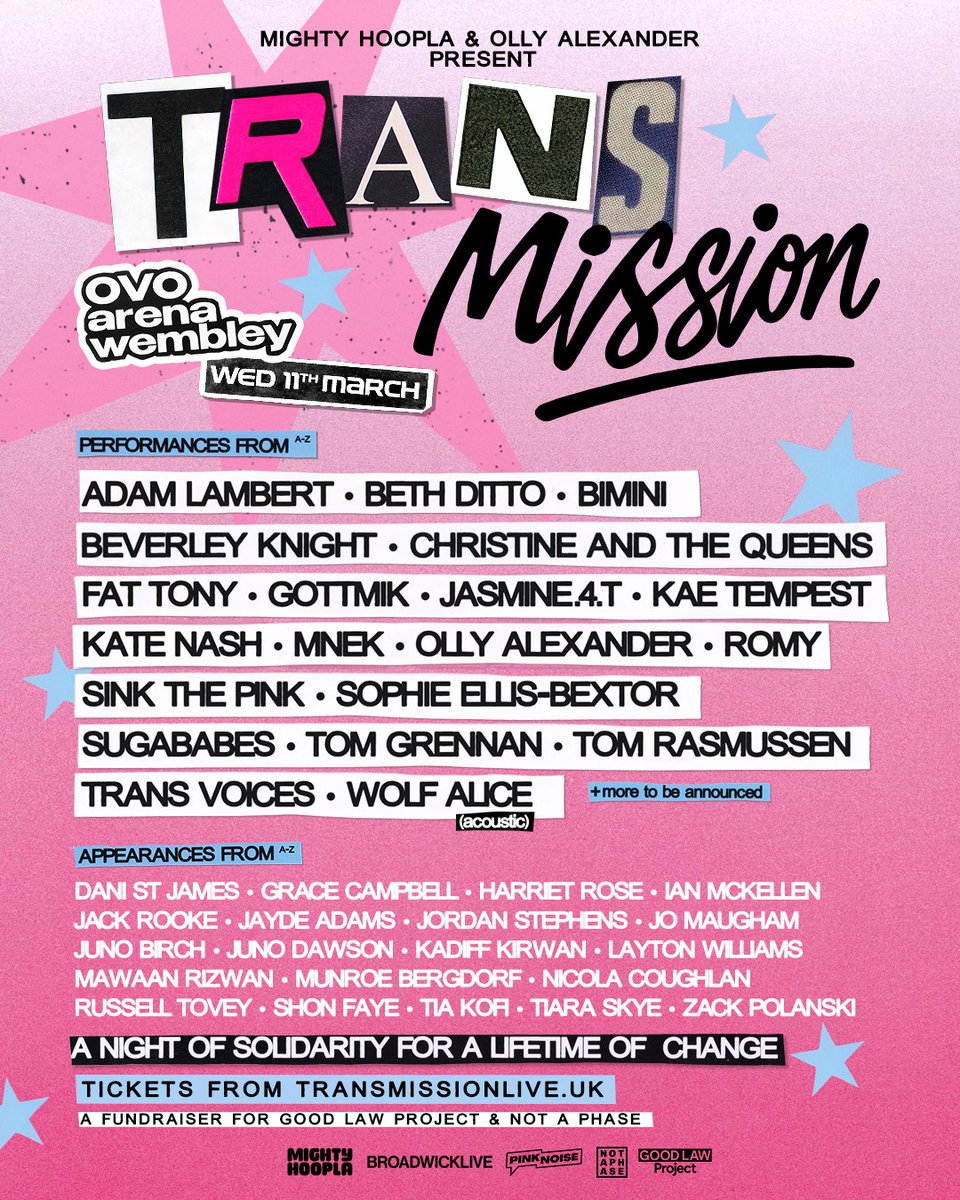wolfalicemusic's tweet image. playing a few acoustic tunes for Trans Mission in march :)) 
transmissionlive.uk