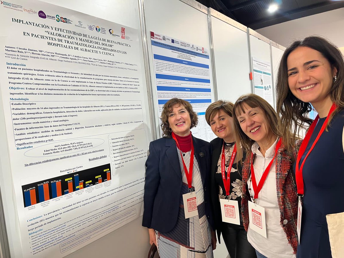 EnfermrasBPSOab's tweet image. Disfrutando de las Jornadas de investigación de #IDISCAM. Dando visibilidad al trabajo realizado por los Equipos de implantación de Guías de Buenas Prácticas #RNAO @EnfermrasBPSOab  y @enfermerasbpso, trabajando en red, compartiendo experiencias y resultados para seguir mejorando