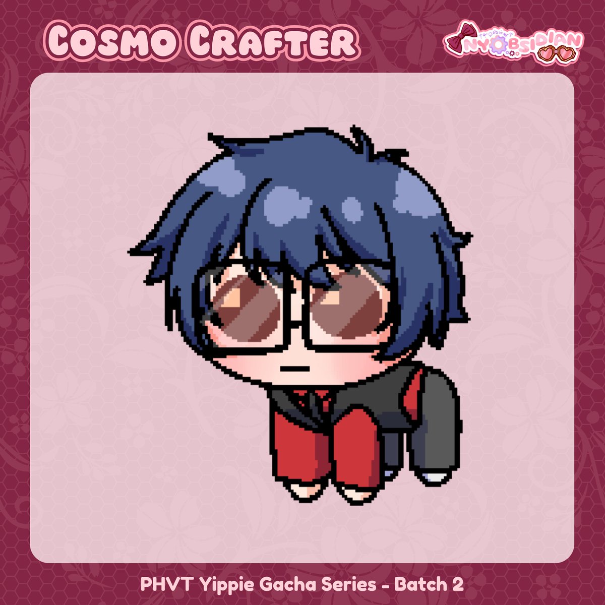 nyobsidian's tweet image. PHVtuber Series: 45
Cosmo Crafter 🪐⭐
@cosmiccrafterz  #cosmicillust

🎀 Available for pre-order as a charm or pin for cosmatsu~