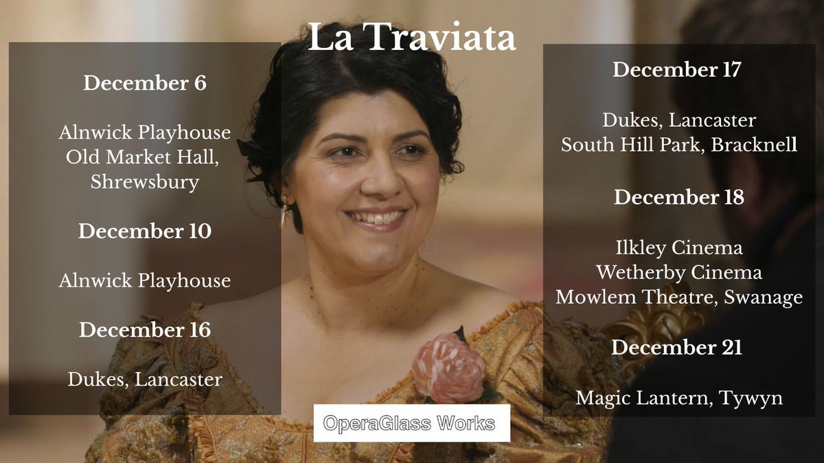 OperaglassWorks's tweet image. Enjoy a night at the opera at your local cinema! 📽️
