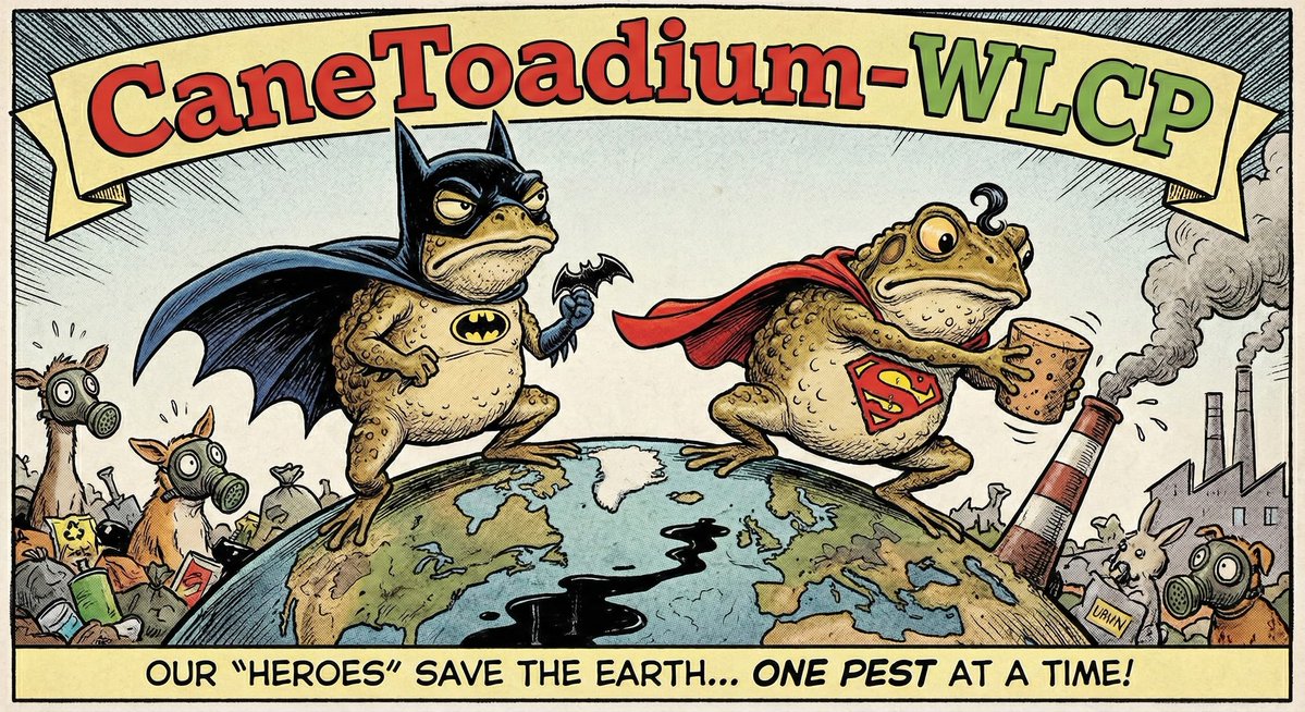 canetoadium's tweet image. Hop to it and join CaneToadium-WLCP! Help us do good. 🐸💚🌏
​#CaneToadiumWLCP #DoGood #WildlifeHeroes