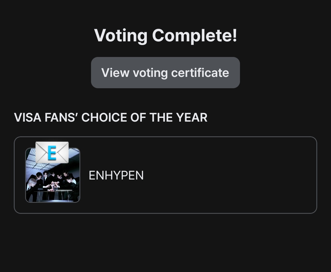 ENHYPEN VOTING TEAM tweet media