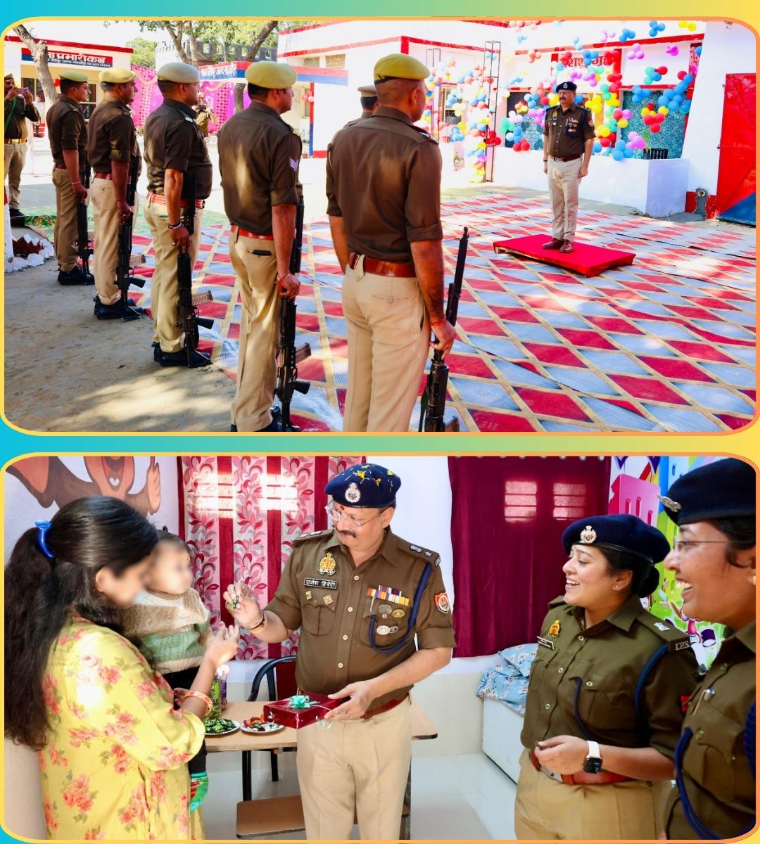 shahjahanpurpol's tweet photo. आज दिनांक 28.11.2025 को थाना जैतीपुर में ‘शिशु गृह’ का #SP_SHA द्वारा उद्घाटन।
उद्घाटन कार्यक्रम में #SPRA, #CO_CITY, #CO_तिलहर सहित अन्य अधिकारी/कर्मचारीगण उपस्थित रहे ।
ड्यूटीरत महिला पुलिसकर्मियों के बच्चों हेतु सुरक्षित, सौहार्दपूर्ण व संवेदनशील वातावरण प्रदान करने हेतु महत्वपूर्ण पहल”
उद्घाटन उपरांत #SP_SHA द्वारा थाने के अभिलेखों आदि का निरीक्षण कर सम्बन्धित को आवश्यक दिशा-निर्देश प्रदान किए गए।
@Uppolice 
#uppolice #safechildhood
#बालमित्रकेंद्र